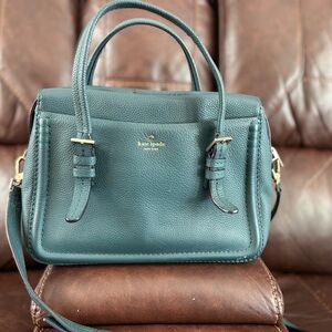 Kate Spade Green Leather Satchel